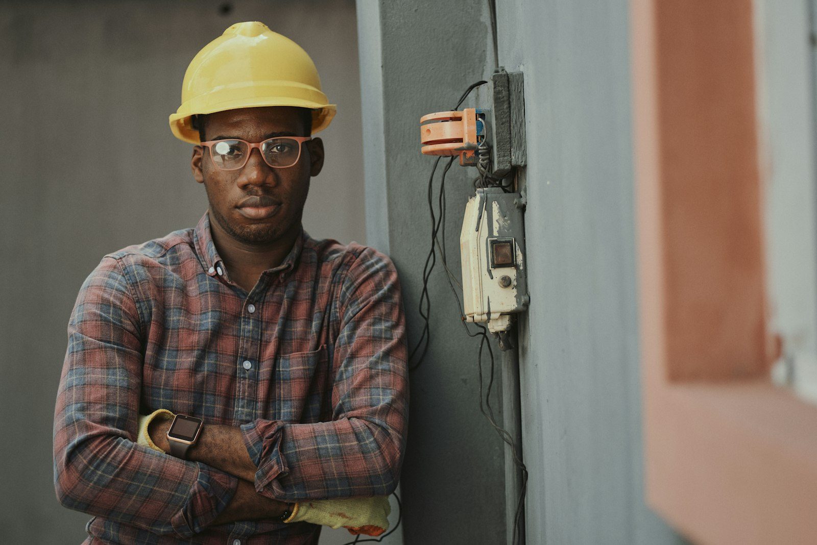 Tradie working on a roof repair